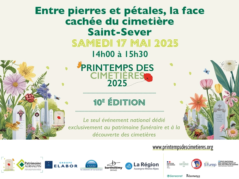 La Coopérative Funéraire Le Passage participe au Printemps des cimetière 2025