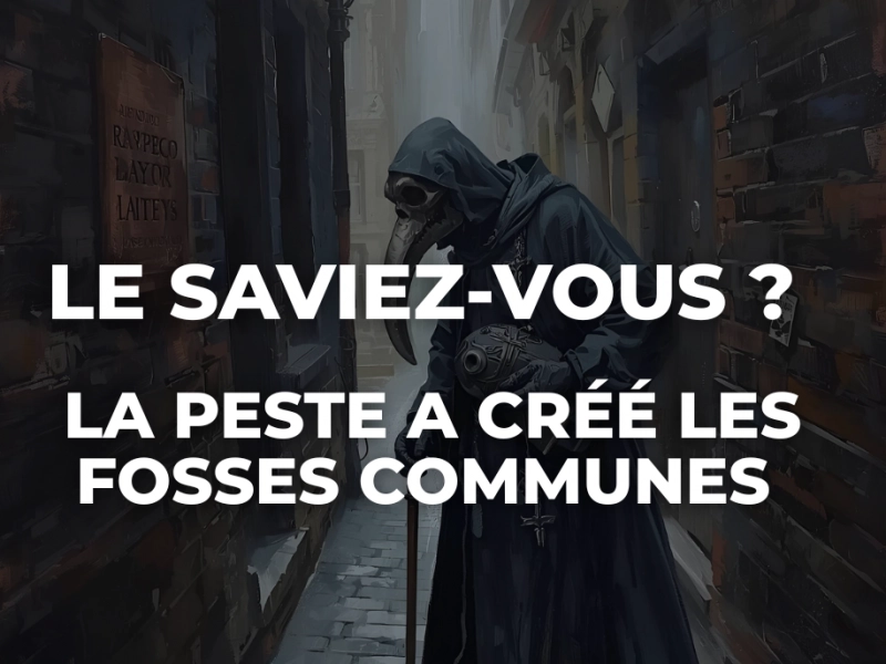 Les fosses communes : une pratique du passé